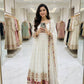 Peacock Border Anarkali Gown