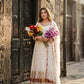 Peacock Border Anarkali Gown
