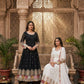 Peacock Border Anarkali Gown