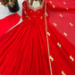 Coral Paisley Sequin Anarkali