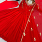 Coral Paisley Sequin Anarkali