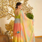 Pastel Ombre Digital Print Anarkali