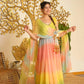 Pastel Ombre Digital Print Anarkali
