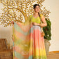 Pastel Ombre Digital Print Anarkali