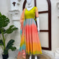 Pastel Ombre Digital Print Anarkali