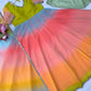 Pastel Ombre Digital Print Anarkali