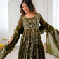 Silk Sequin Jacket Style Lehenga Set