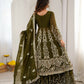 Silk Sequin Jacket Style Lehenga Set