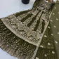 Silk Sequin Jacket Style Lehenga Set