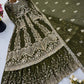 Silk Sequin Jacket Style Lehenga Set