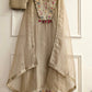 Beige Mirror Patchwork Kurta Set