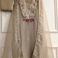 Beige Mirror Patchwork Kurta Set