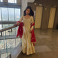 Ivory Sequin Anarkali Set