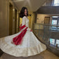 Ivory Sequin Anarkali Set