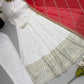 Ivory Sequin Anarkali Set