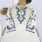 Ivory Mirror-Work Kurta Set
