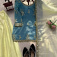 Premium Fendy Silk Palazzo Set with Mirror Work for Festive and Wedding Wear