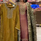Elegant Fendy Silk Sharara Set for Festive and Wedding Wear