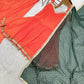 Pink Bandhej Peplum Set
