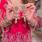 Zari Sequin Embroidered Palazzo Suit