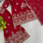 Zari Sequin Embroidered Palazzo Suit
