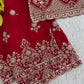 Zari Sequin Embroidered Palazzo Suit