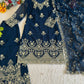 Zari Sequin Embroidered Palazzo Suit