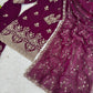 Zari Sequin Embroidered Palazzo Suit