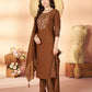 Floral Threadwork Marina Kurta Set (Plus size)