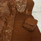 Floral Threadwork Marina Kurta Set (Plus size)