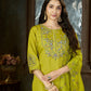Floral Threadwork Marina Kurta Set (Plus size)