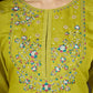 Floral Threadwork Marina Kurta Set (Plus size)