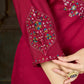 Floral Threadwork Marina Kurta Set (Plus size)