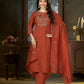 Floral Threadwork Marina Kurta Set (Plus size)