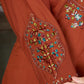 Floral Threadwork Marina Kurta Set (Plus size)