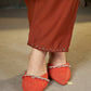 Floral Threadwork Marina Kurta Set (Plus size)