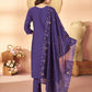 Floral Threadwork Marina Kurta Set (Plus size)