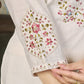 Floral Threadwork Marina Kurta Set (Plus size)