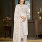 Floral Threadwork Marina Kurta Set (Plus size)