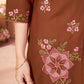 Floral Threadwork Co-ord Set