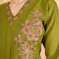 Floral Threadwork Co-ord Set
