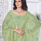 Sequin Leaf Embroidered Saree