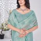 Sequin Leaf Embroidered Saree