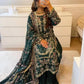 Luxury Faux Georgette Embroidered Palazzo Suit for Wedding and Festive Wear