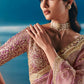 Mauve Shimmer Beaded Saree