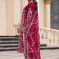 Luxury Faux Georgette Embroidered Palazzo Suit for Wedding and Festive Wear