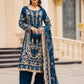 Luxury Faux Georgette Embroidered Palazzo Suit for Wedding and Festive Wear