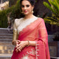 Jacquard Chex Zari Weaving Lehenga Set with Dupatta