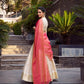 Jacquard Chex Zari Weaving Lehenga Set with Dupatta