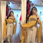 Ivory Mustard Sequin Kurta